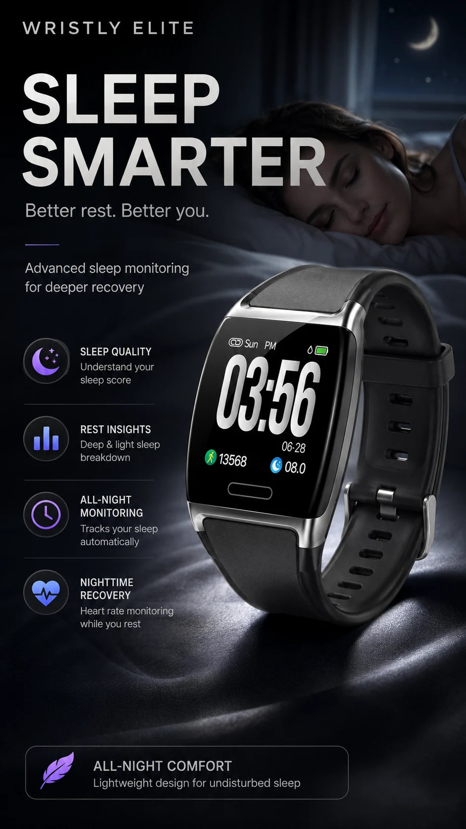 WRISTLY™ ELITE sleep insight