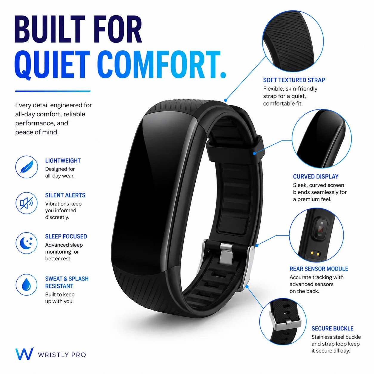 WRISTLY™ PRO comfort